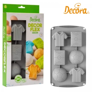 Forma silikonowa - Piłkarska - Decoflex