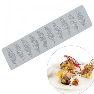 Forma silikonowa - Piórka ażurkowe DUŻE 10szt