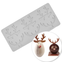 Forma silikonowa - Rogi renifera 6szt
