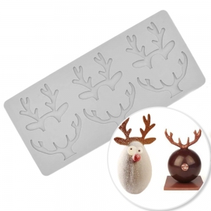Forma silikonowa - Rogi renifera 6szt