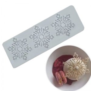Forma silikonowa - śnieżynka / płatek śniegu wz.1 - 3szt