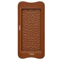 Forma silikonowa - tabliczka czekolady - serduszka