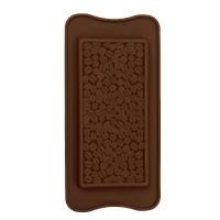 Forma silikonowa - tabliczka czekolady - ziarenka kawy