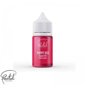 Fractal Barwnik na bazie oleju - SuperOil Based - Poppy Red (czerwień makowa) 30g
