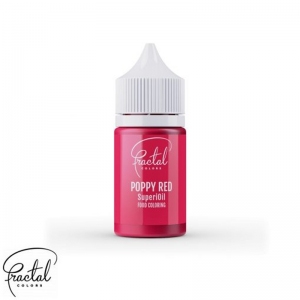 Fractal Barwnik na bazie oleju - SuperOil Based - Poppy Red (czerwony makowy) 30g