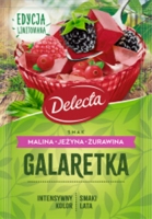 Galaretka - Delecta  - Malina-Jeżyna-Żurawina