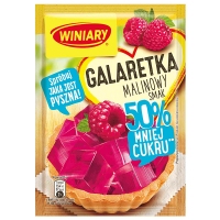 Galaretka - Winiary - Malinowa 39g - 50% mniej cukru