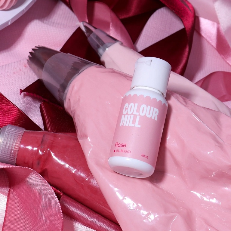 Barwnik olejowy do mas tłustych 20ml - Colour Mill - Rose