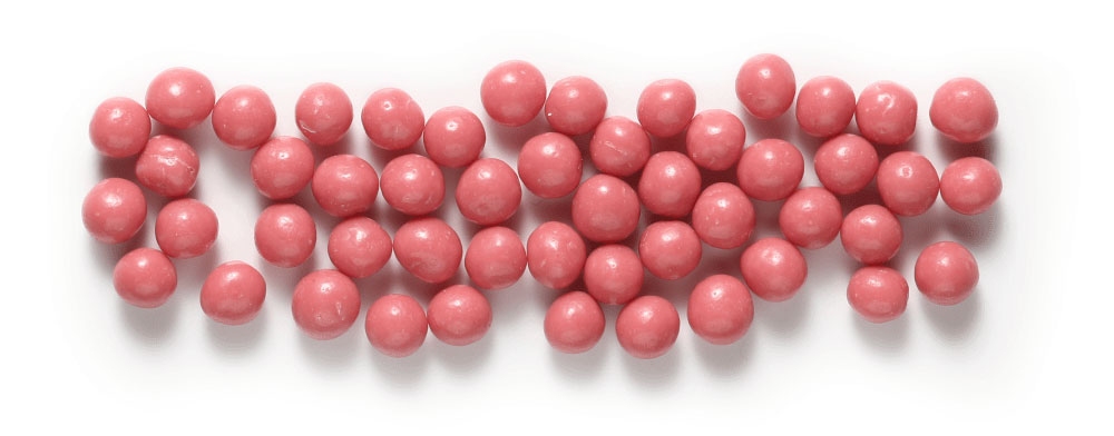 CALLEBAUT - Crispearls - Posypka dekoracyjna  Ruby 0,8kg