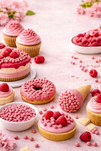 CALLEBAUT - Crispearls - Posypka dekoracyjna  Ruby 0,8kg