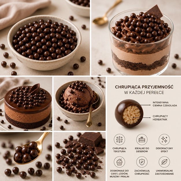 CALLEBAUT - MONA LISA - Posypka dekoracyjna ciemna czekolada 0,8kg