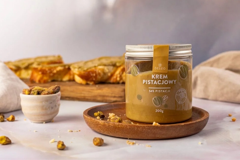 Deseo - Zestaw Świąteczny 3szt - (Krem Ciasteczkowy 250g + Pistacjowy 54% 200g + Kokosowy z migdałem 200g)