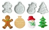 Foremki z tłoczkiem Bożonarodzeniowe - 4szt