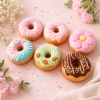 Forma silikonowa do pączków / donutów 6 szt