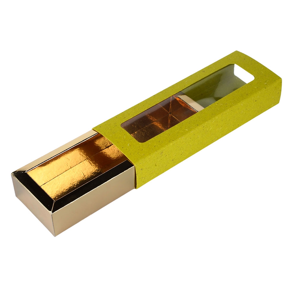 Opakowanie na makaraniki - PISTACJOWE