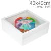 Opakowanie na tort - z okienkiem - 40x40x15