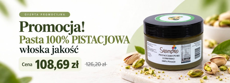 Pasta cukiernicza - Pistacjowa - Pistacja 100% 250g