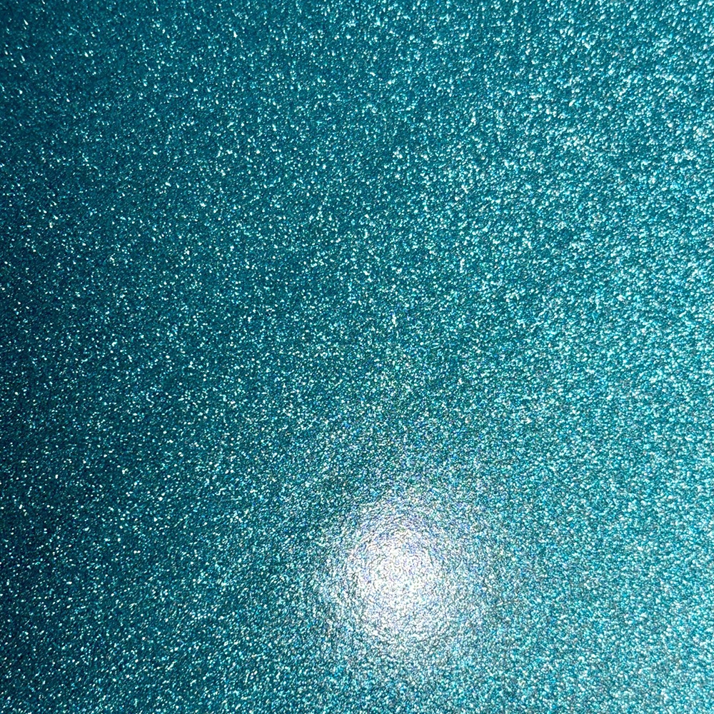 Podkład angielski okrągły brokatowy niebieski śr. 30cm 12mm