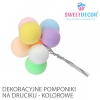Pomponiki na druciku - KOLOROWE