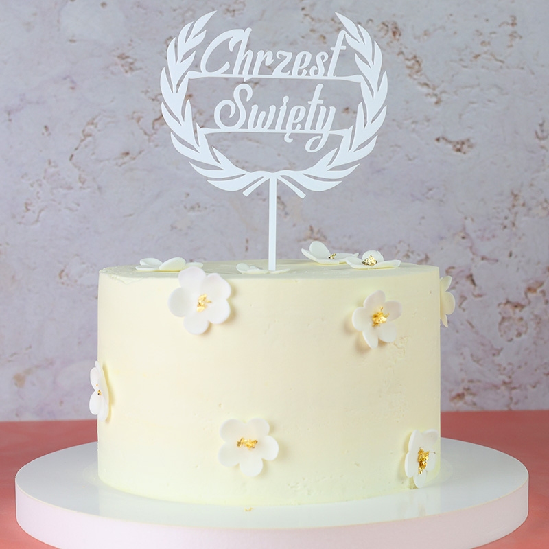 Topper - Chrzest Święty w laurach (036B)