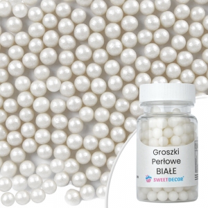 Groszki perłowe białe - 50g