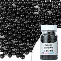 Groszki perłowe czarne - 50g