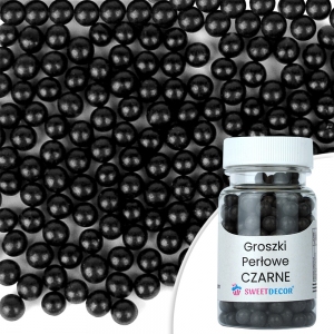 Groszki perłowe czarne - 50g