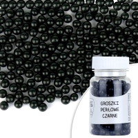 Groszki perłowe czarne - 50g