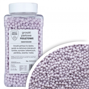 Groszki perłowe fioletowe - 1kg