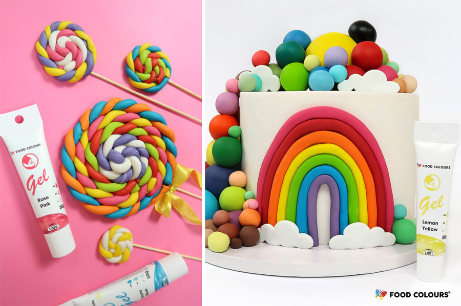 Barwniki w żelu Food Colours 30g – intensywne i trwałe kolory do dekoracji wypieków