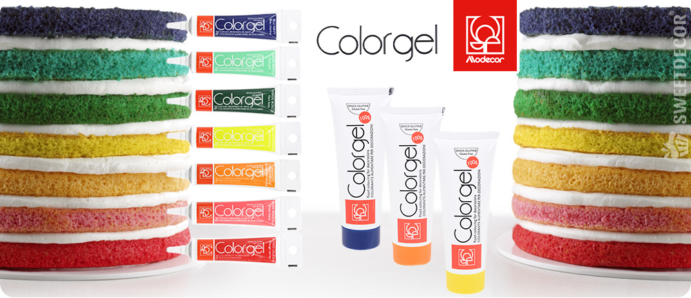 Mocne Barwniki do ciasta i kremów Colorgel Modecor
