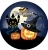 Opłatek na tort Halloween - 00587C - 21 cm