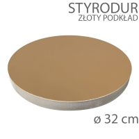 Okrągły podkład styrodur - wys. 22mm - 32cm