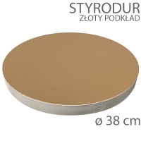 Okrągły podkład styrodur - wys. 22mm - 38cm