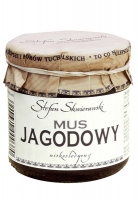 Mus jagodowy, niskosłodzony 200g