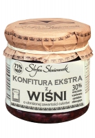 Konfitura z wiśni , niskosłodzona 200g