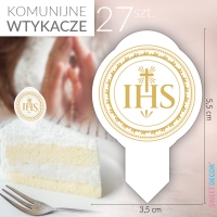 Komunijne wtykacze jadalne do deserów - IHS 4211 - 27 szt