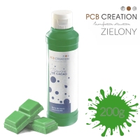 Barwnik na bazie tłuszczu kakaowego - 200g - PCB Creation - zielony (pistacjowy)
