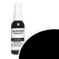 Barwnik perłowy czarny 50ml spray