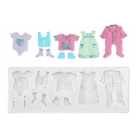 Forma silikonowa ubranka Baby