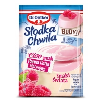 Budyń Słodka chwila - Panna Cotta Malinowa 43g - Dr. Oetker