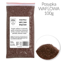 Posypka z opłatka brązowa - 100g