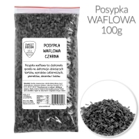 Posypka z opłatka czarna - 100g