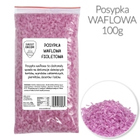 Posypka z opłatka fioletowa - 100g