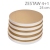 Okrągły podkład pod tort STYROCAKE - wys. 22mm - 24cm - ZESTAW 4+1gratis - ZŁOTY