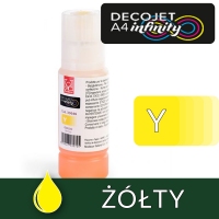 TUSZ w butelce do drukarki MODECOR Infinity - Yellow