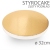 Okrągły podkład pod tort STYROCAKE - wys. 22mm - 32cm - ZŁOTY