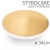 Okrągły podkład pod tort STYROCAKE - wys. 22mm - 34cm - ZŁOTY