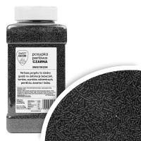 Posypka cukrowa PERŁOWA czarna - 900g