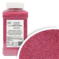 Posypka cukrowa PERŁOWA różowa ciemna - 900g